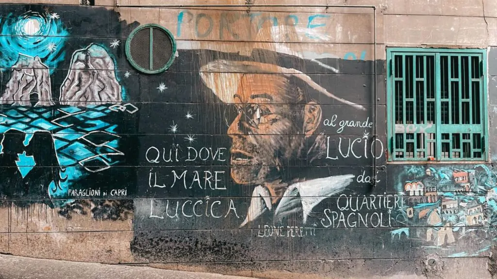 dove si trova murale lucio dalla a napoli