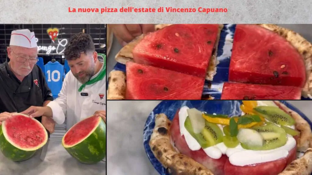 Pizza con la frutta di Capuano