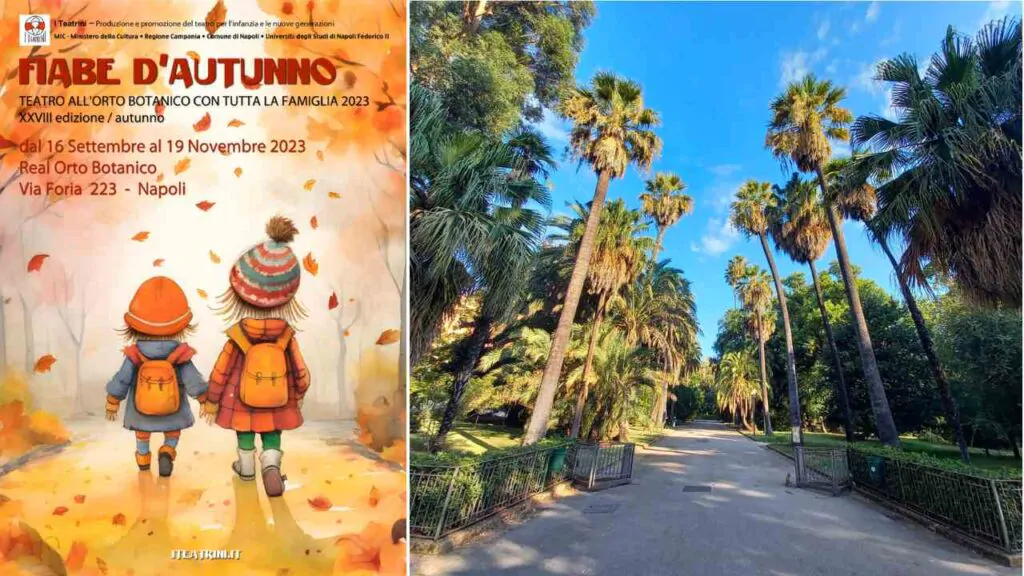 Fiabe d’autunno all'Orto botanico a Napoli