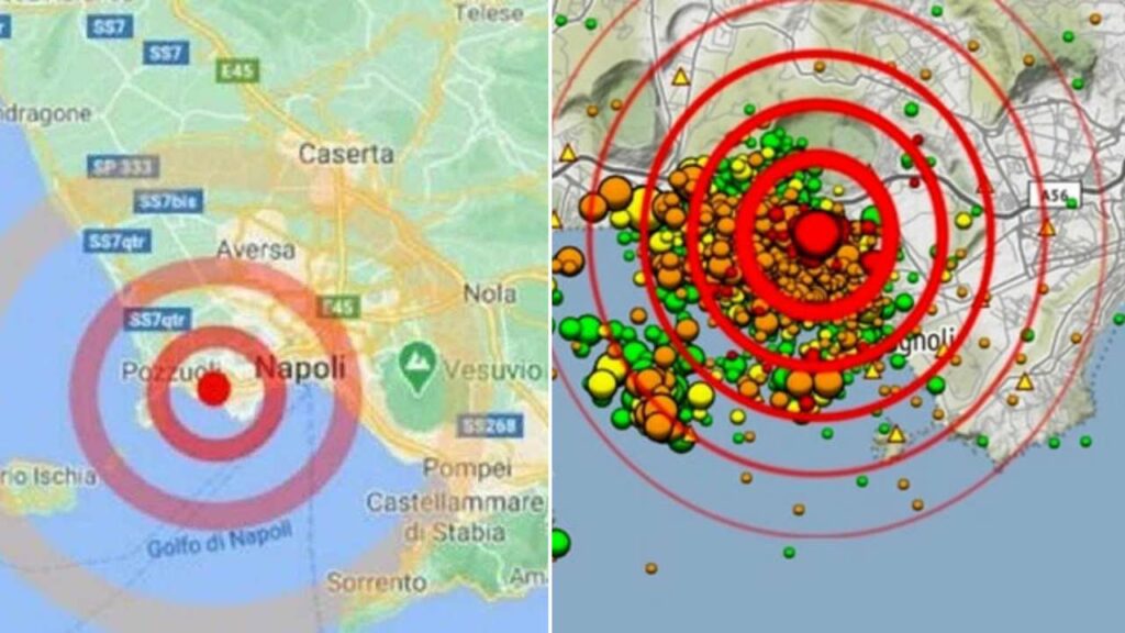 Napoli, nuovo sciame sismico ai Campi Flegrei