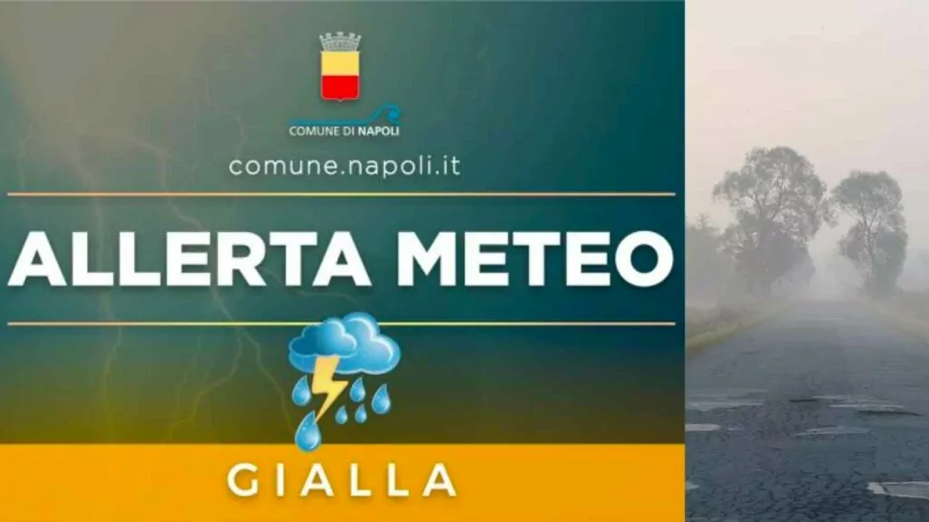 Allerta Meteo Napoli e Campania: maltempo in arrivo