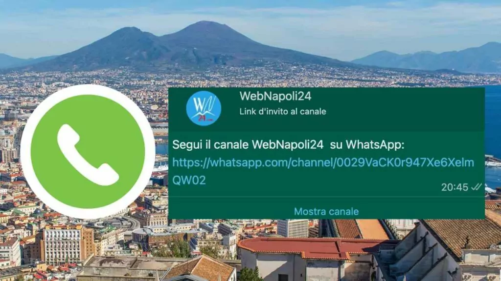 canale Whatsapp di WebNapoli24