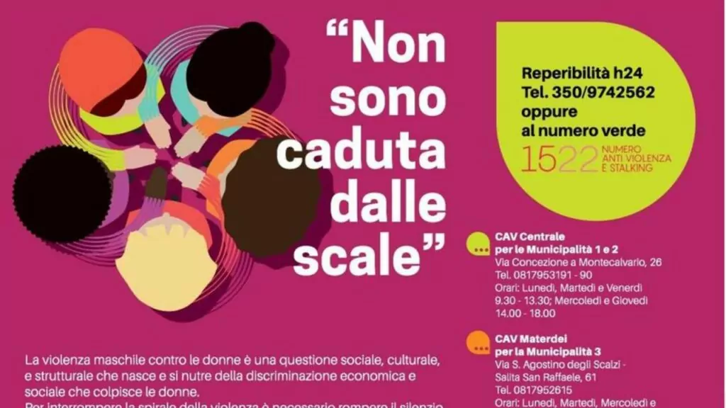 Elenco dei centri antiviolenza per le donne a Napoli: aiuto h24