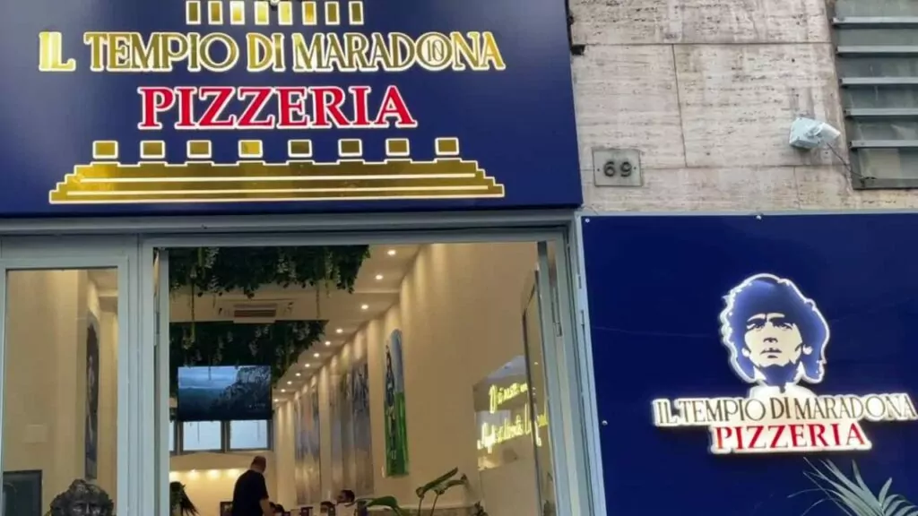 Pizzeria Il tempio di Maradona