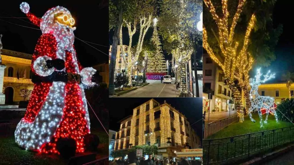 Luminarie spettacolari a Sorrento: in quali piazze trovarle