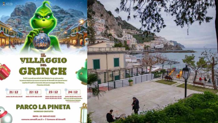 Ad Amalfi arriva il villaggio del Grinch, ingresso gratuito: le date