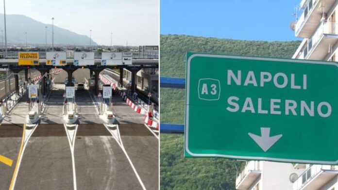Autostrada A3 Napoli-Salerno, aumenta il pedaggio: quanto si paga adesso