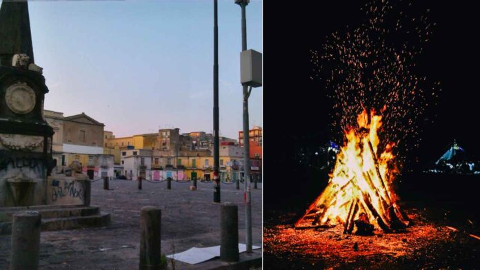 ‘O Fucarazzo ‘e Sant’Antonio: la tradizione napoletana a Piazza Mercato