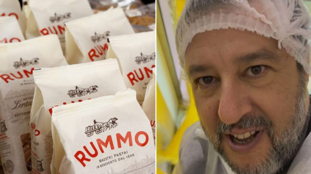 Matteo Salvini al pastificio Rummo di Benevento: scattano le polemiche